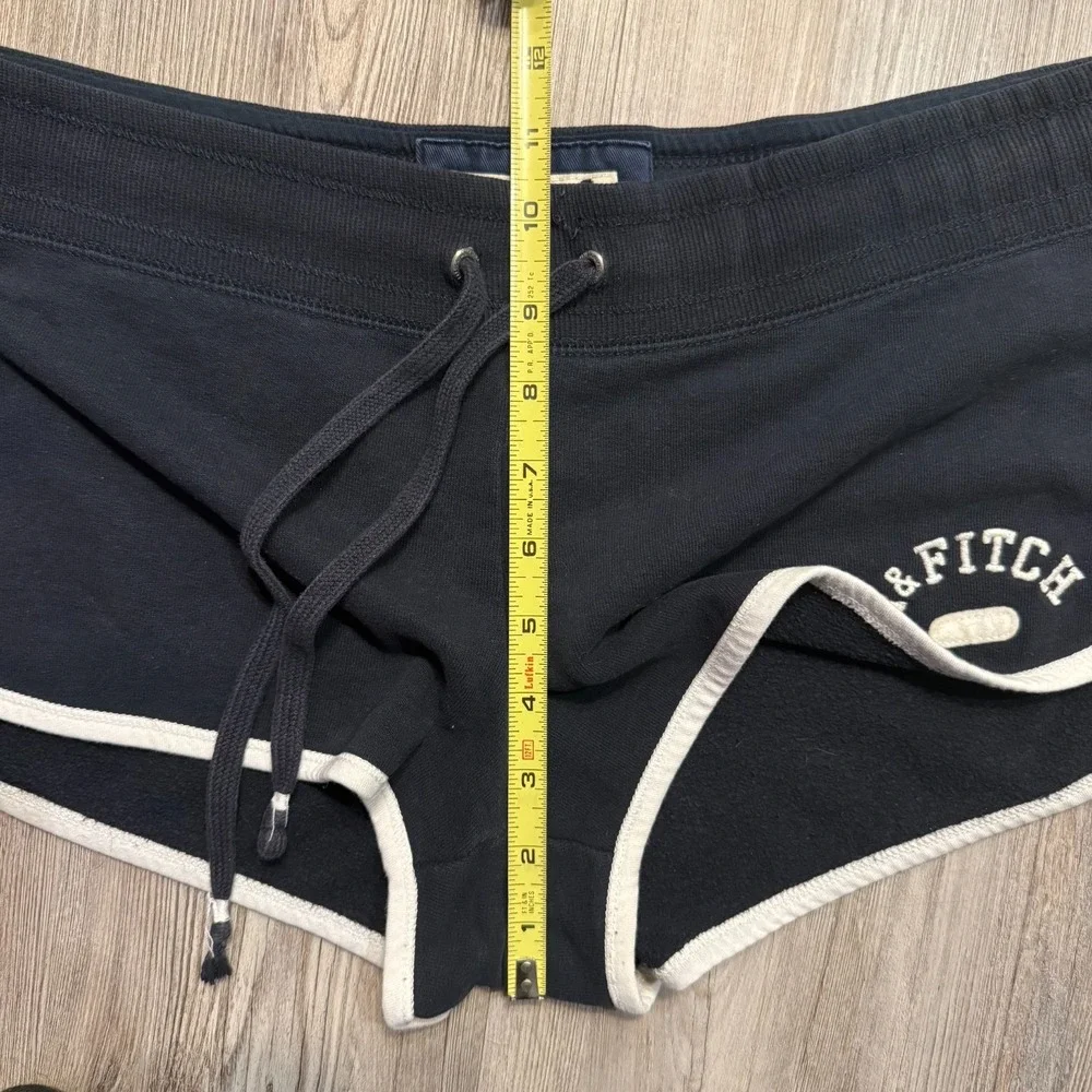 Abercrombie & Fitch Womens Large Y2K Sweat Shorts Navy